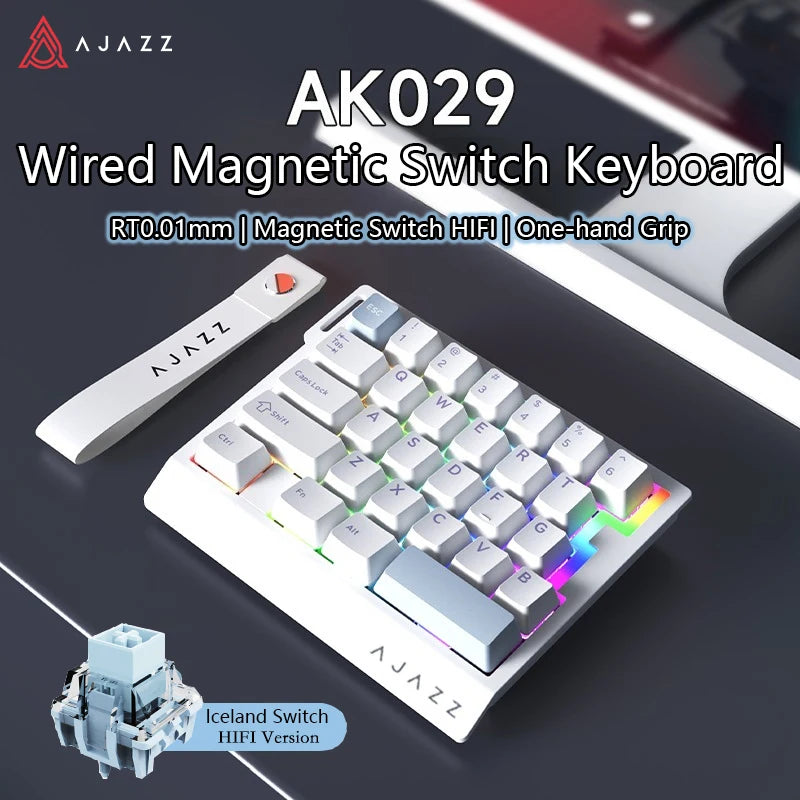 AK029 RGB Gaming Keyboard 29-Key Hot-Swap