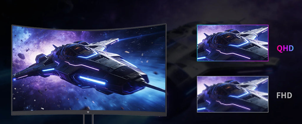KTC H27S5C 27" Curved QHD 144Hz Gaming Monitor