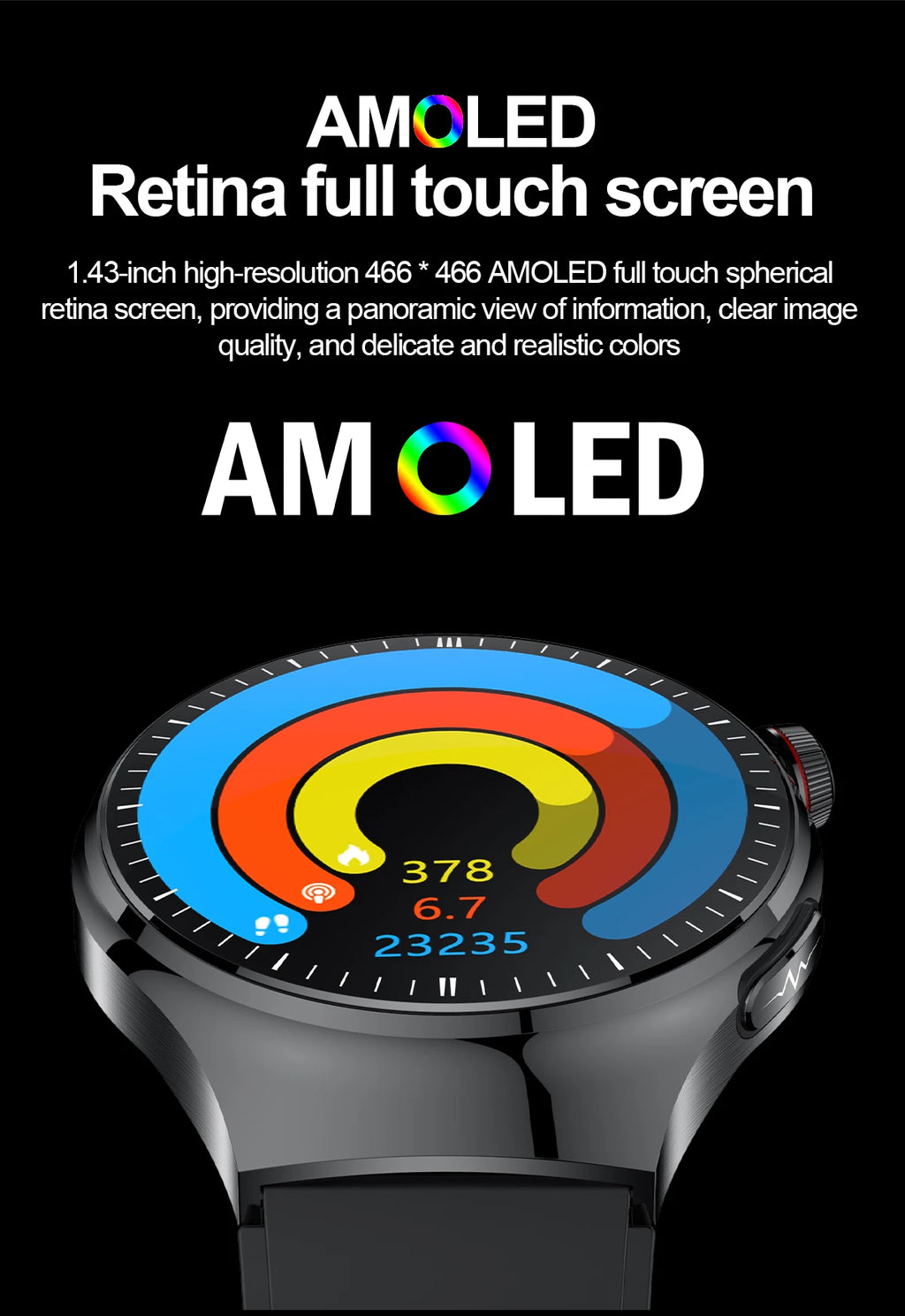 ECG Uric Acid Health Smart Watch