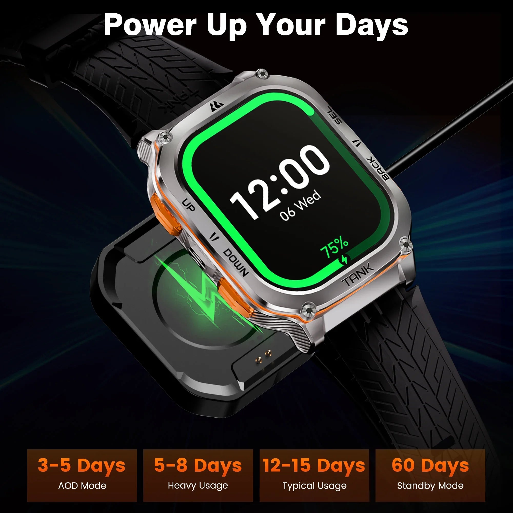 Stainless Steel GPS Smart Watch