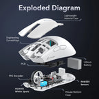 ATTACK SHARK X11 Wireless Gaming Mouse 22000 DPI 3-Mode