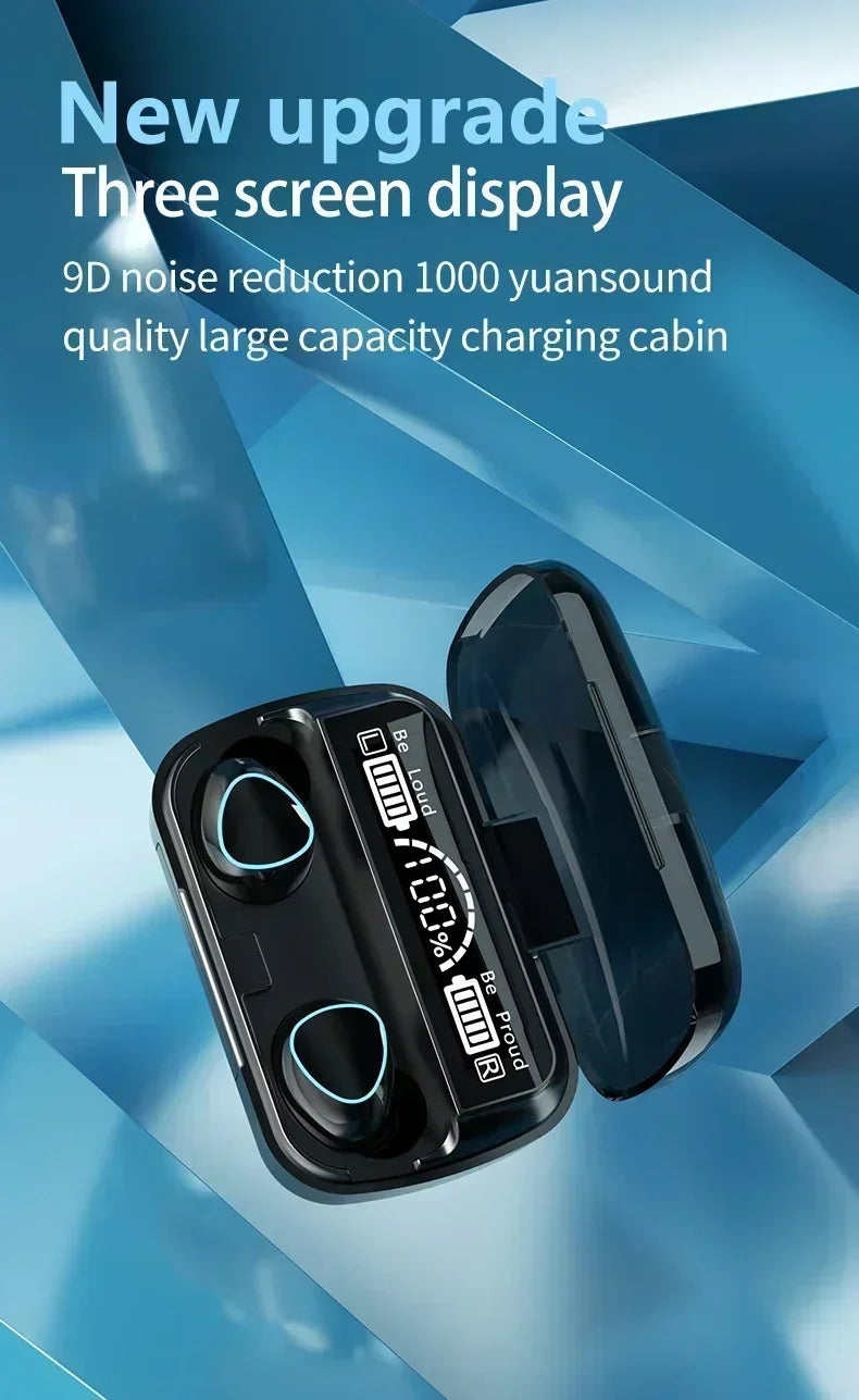 M10 Wireless Earphones Waterproof Sport TWS for iPhone & Android