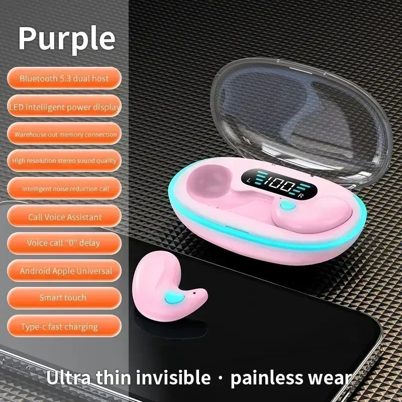 TWS Earphones Noise Reduction Sport Sleep Bluetooth