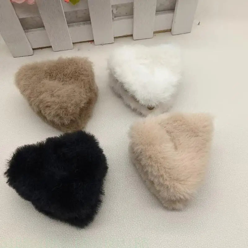 Plush Cat Ear Mini Claw Clips