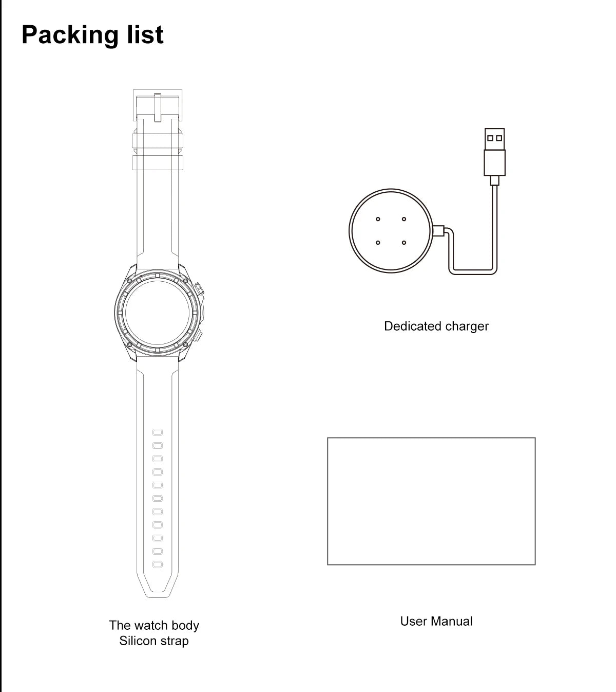 Military GPS Smart Watch – 860mAh