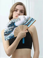 Handheld Folding Fan – Portable Vintage Style