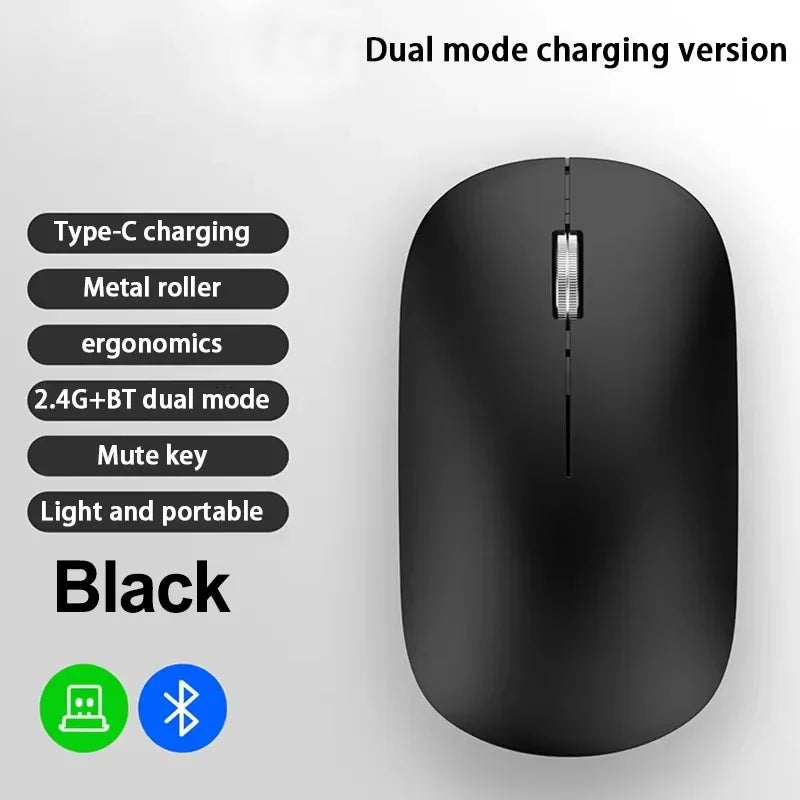Lenovo Wireless Mouse 2.4G Bluetooth Dual Mode Silent