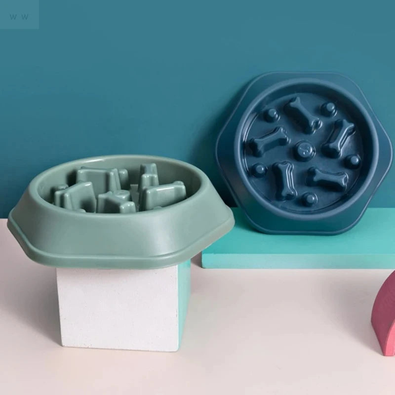 Anti-Choking Slow Feeder Bowl for Dogs & Cats