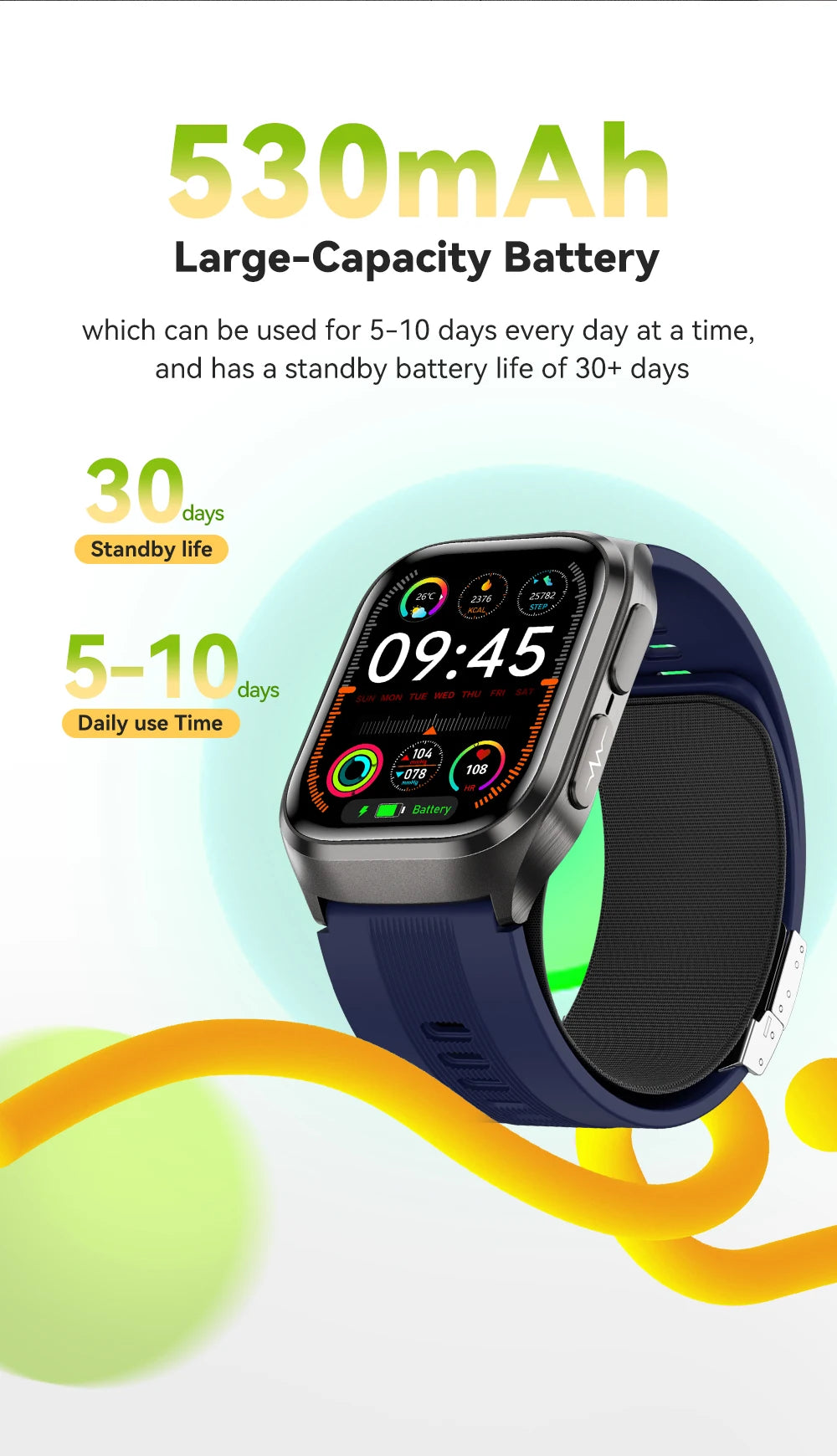 ECG+PPG Airbag Smart Watch