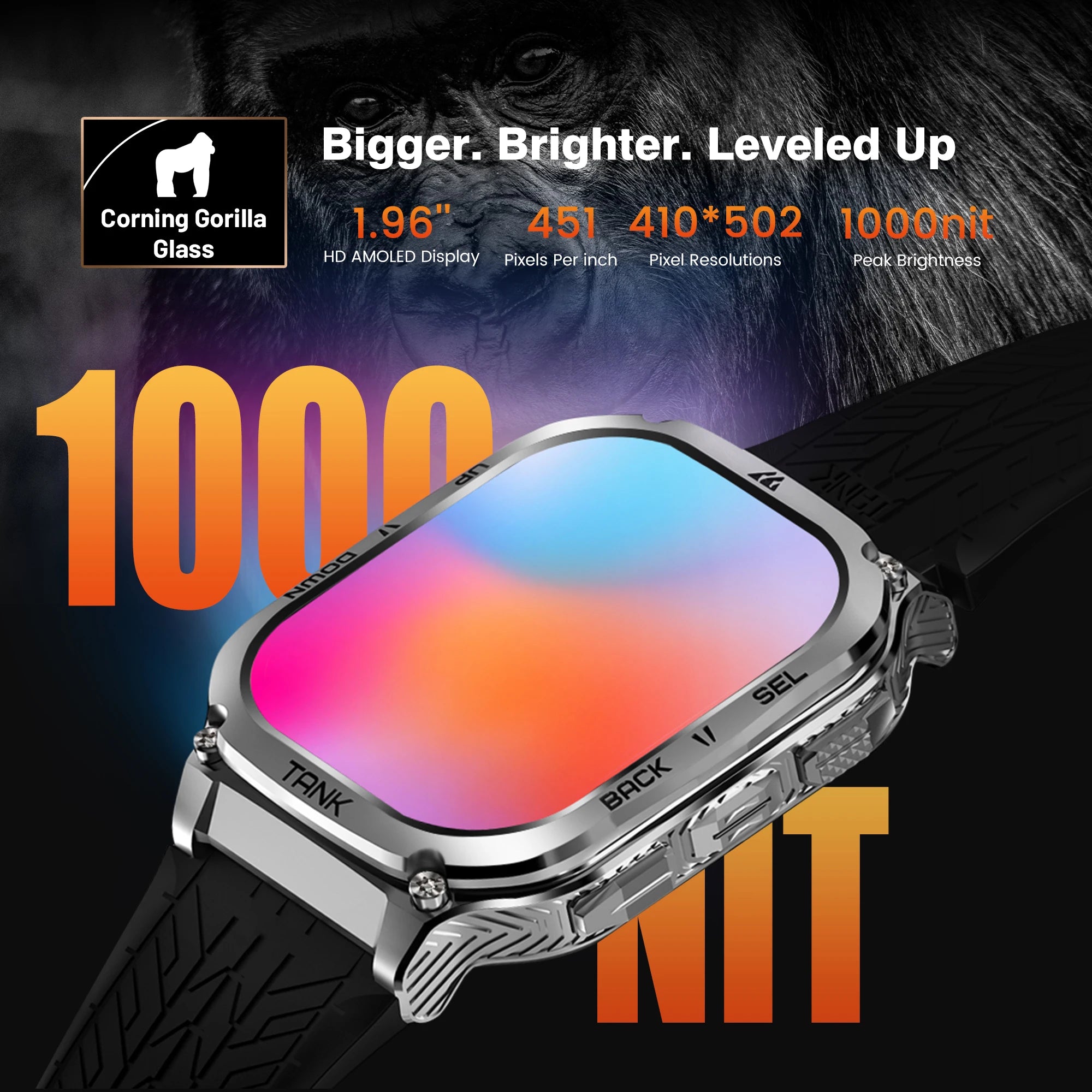GPS Fitness Smart Watch – 480mAh