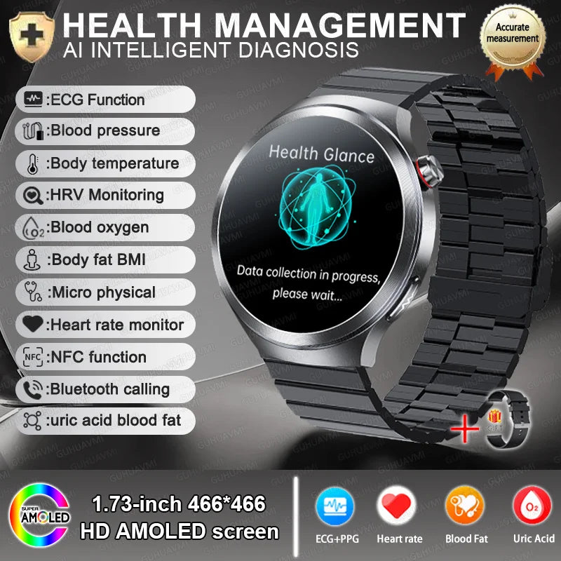 ECG+PPG Blood Lipid Smart Watch