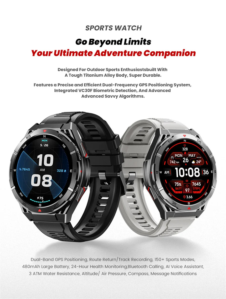 Waterproof GPS Smart Watch