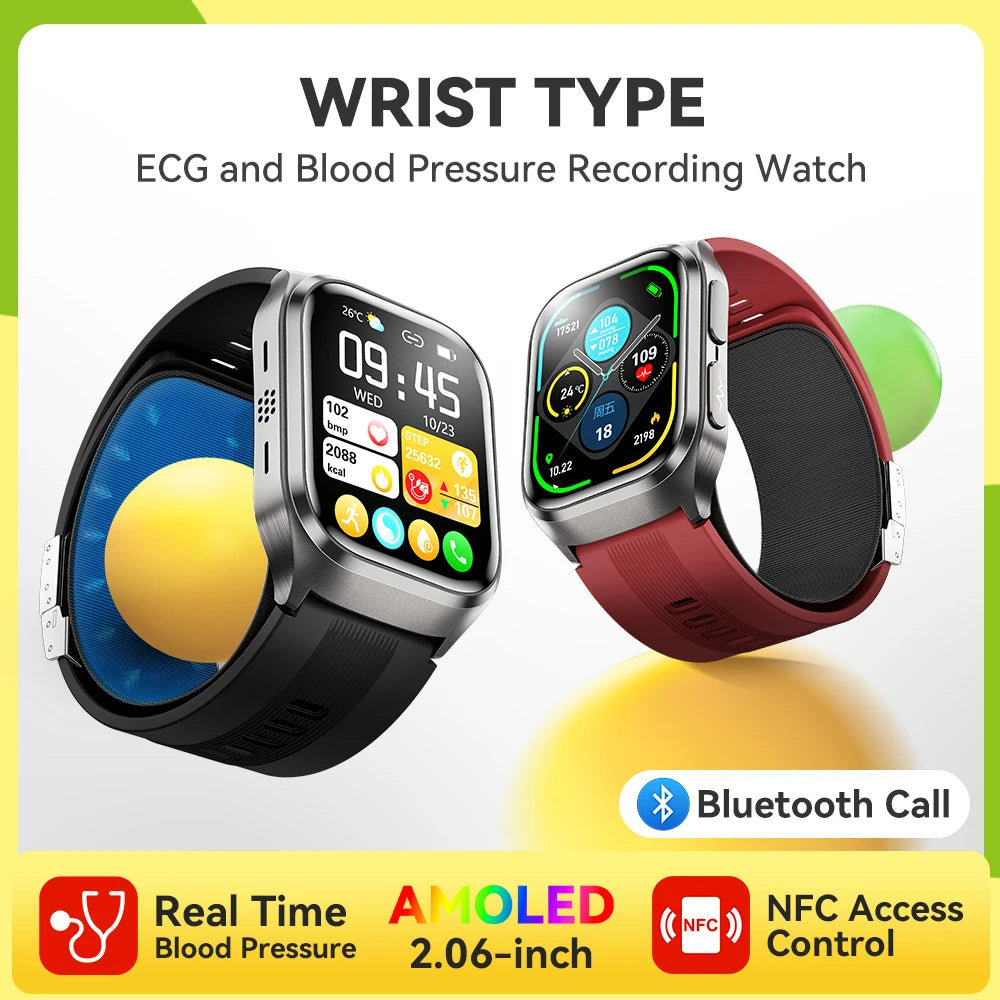 ECG+PPG Airbag Smart Watch