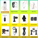 4K Mini WiFi Action Camera – Motorcycle, Bicycle & Body Cam