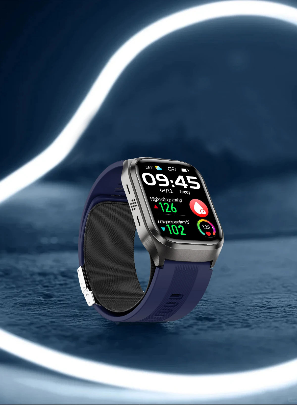 Air Pump Blood Pressure Smart Watch
