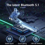 Wireless Bluetooth Headset Noise Cancelling Handsfree Business
