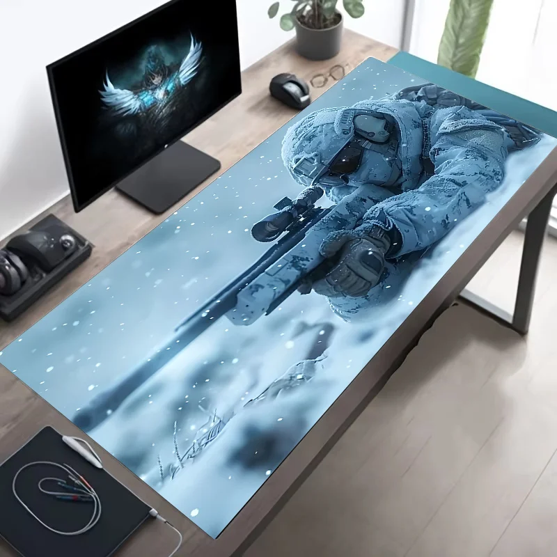 XXL Tactical Gaming Mouse Pad Non-Slip Stitched Edges