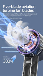 Mini USB Handheld Fan – Fast Charging Portable Personal Fan