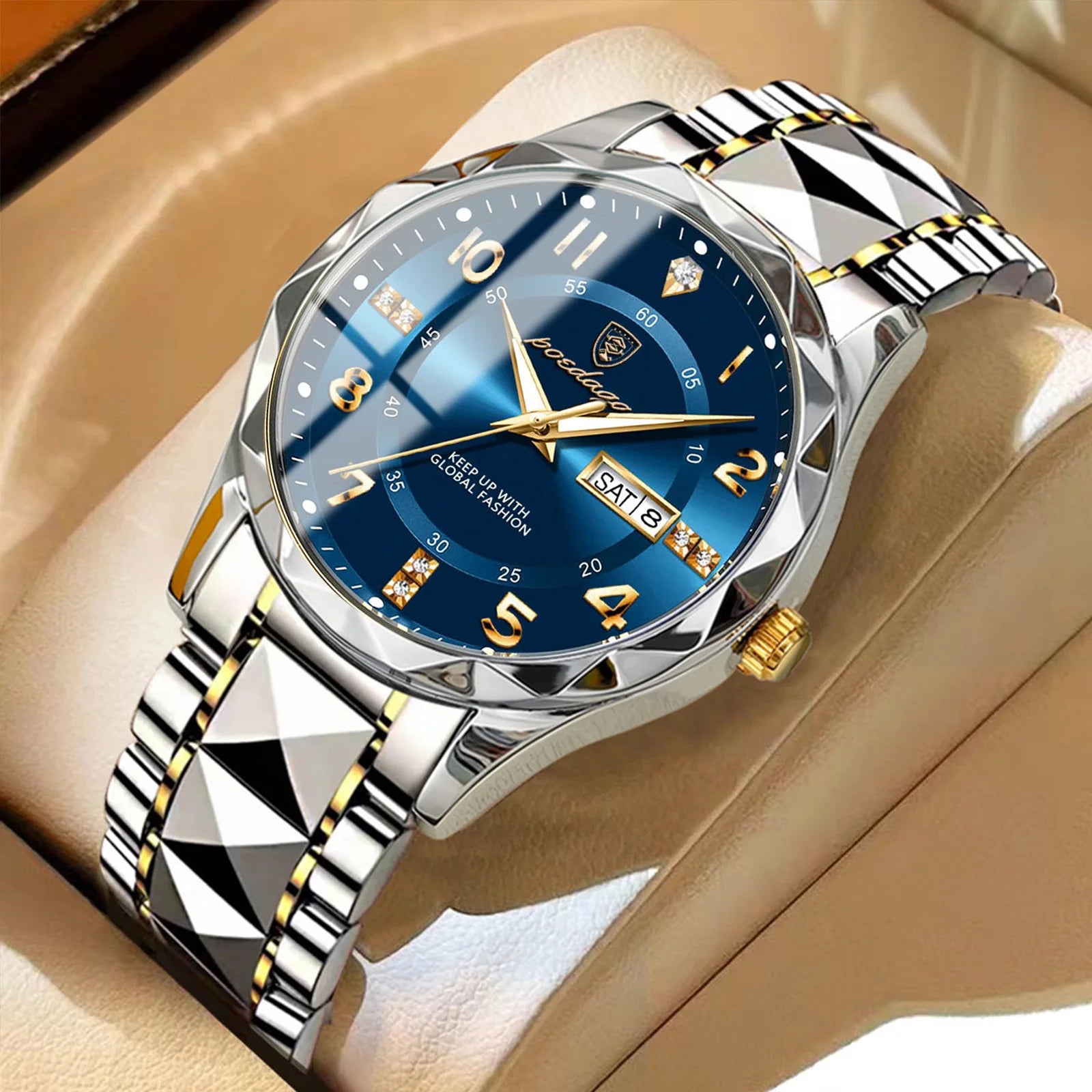 POEDAGAR 858 Men's Business Quartz Watch