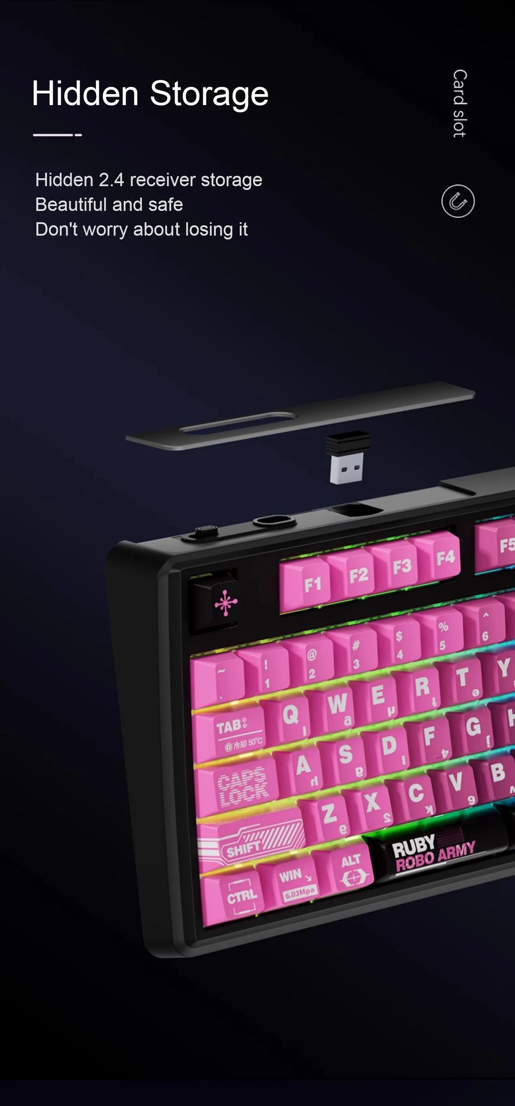 SKYLOONG GK104 Pro Mechanical Keyboard Wireless Gaming Keyboard Full-Size RGB PBT Keycap Hot-swap Silent Switch PC Accessories