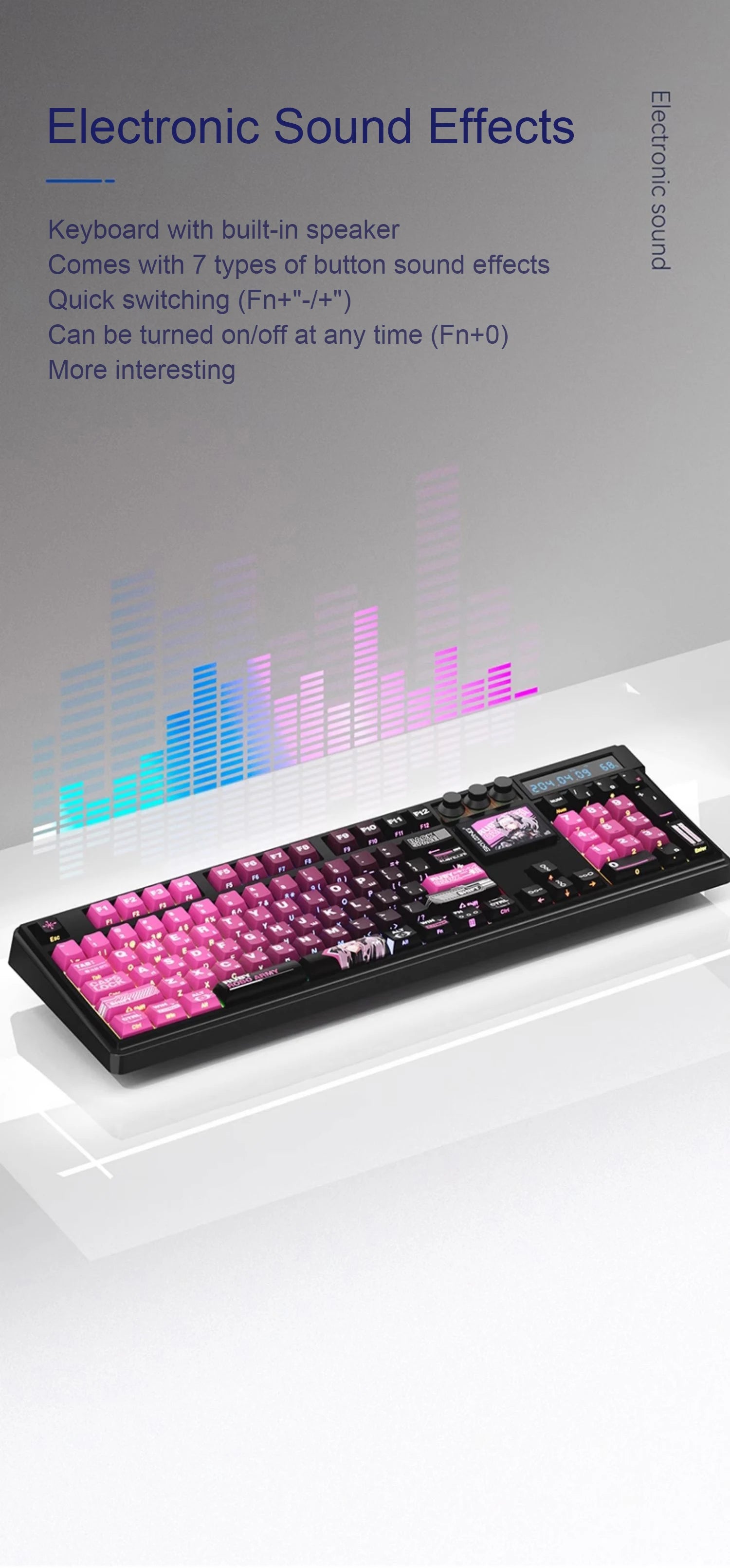SKYLOONG GK104 Pro Mechanical Keyboard Wireless Gaming Keyboard Full-Size RGB PBT Keycap Hot-swap Silent Switch PC Accessories