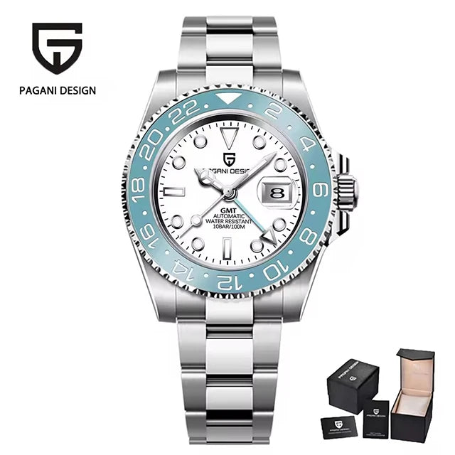 PAGANI DESIGN PD-1662 Men's GMT Automatic Watch