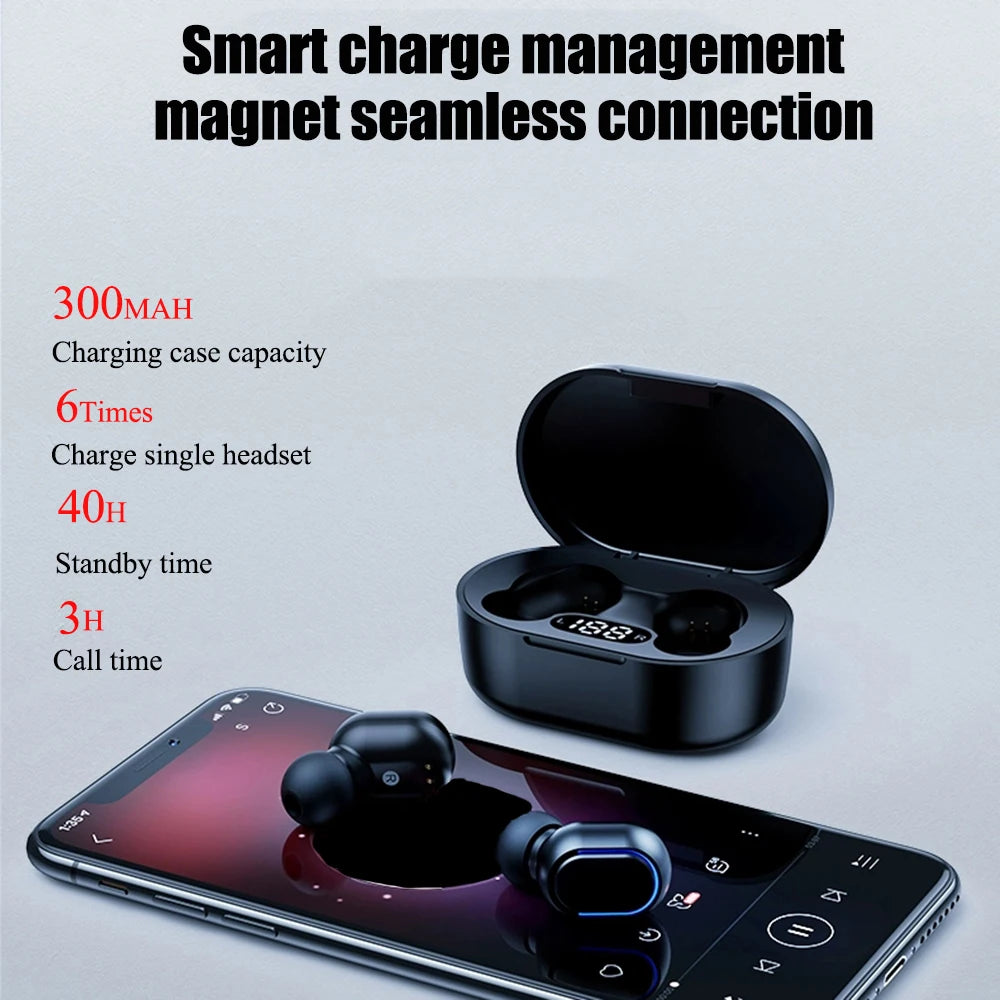 E7S TWS Wireless Headphones Sport Waterproof with Mic
