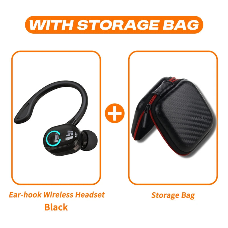 HiFi Bass Ear-Hook Earbuds Noise Cancelling Waterproof