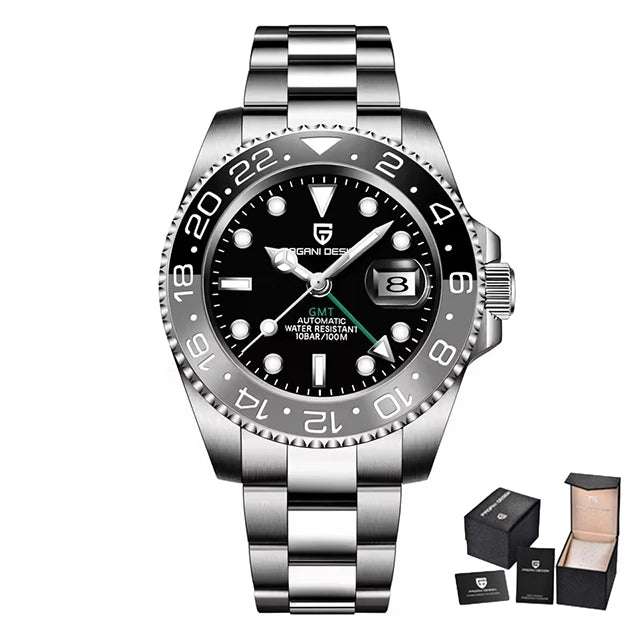 PAGANI DESIGN PD-1662 Men's GMT Automatic Watch