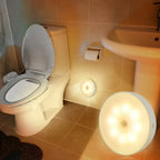 Smart Motion Sensor LED Night Light – USB Rechargeable Bedside Lamp
