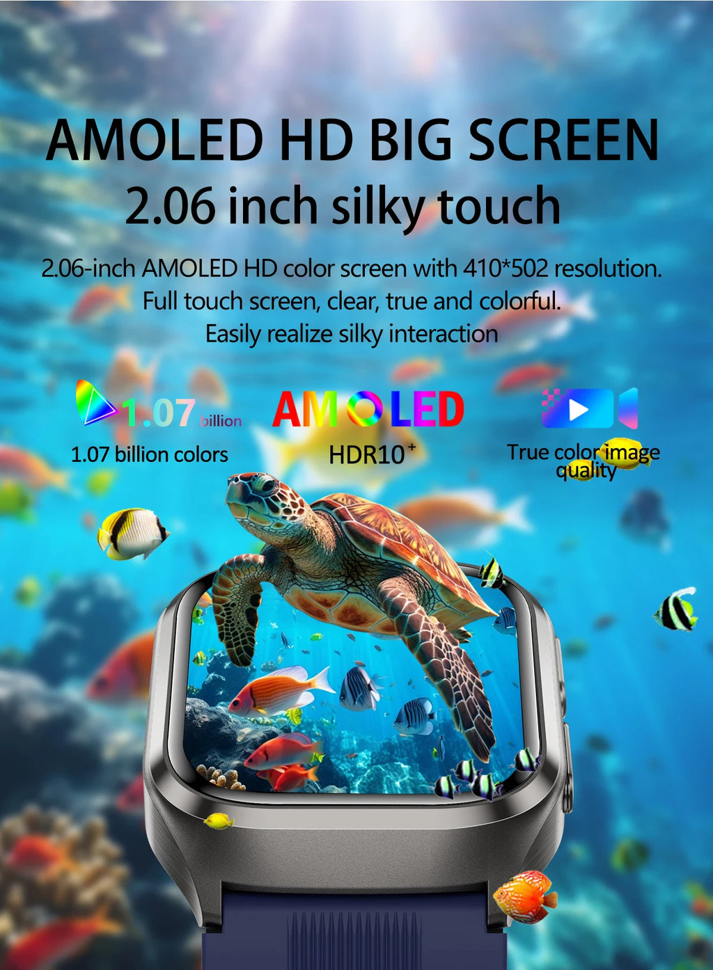 Airbag ECG Smart Watch with NFC