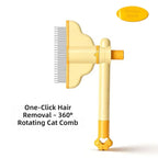 Self-Cleaning Pet Brush – Dog & Cat Grooming Comb