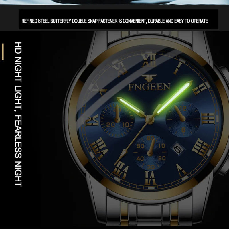 FNGEEN 4006 Men's Business Quartz Watch