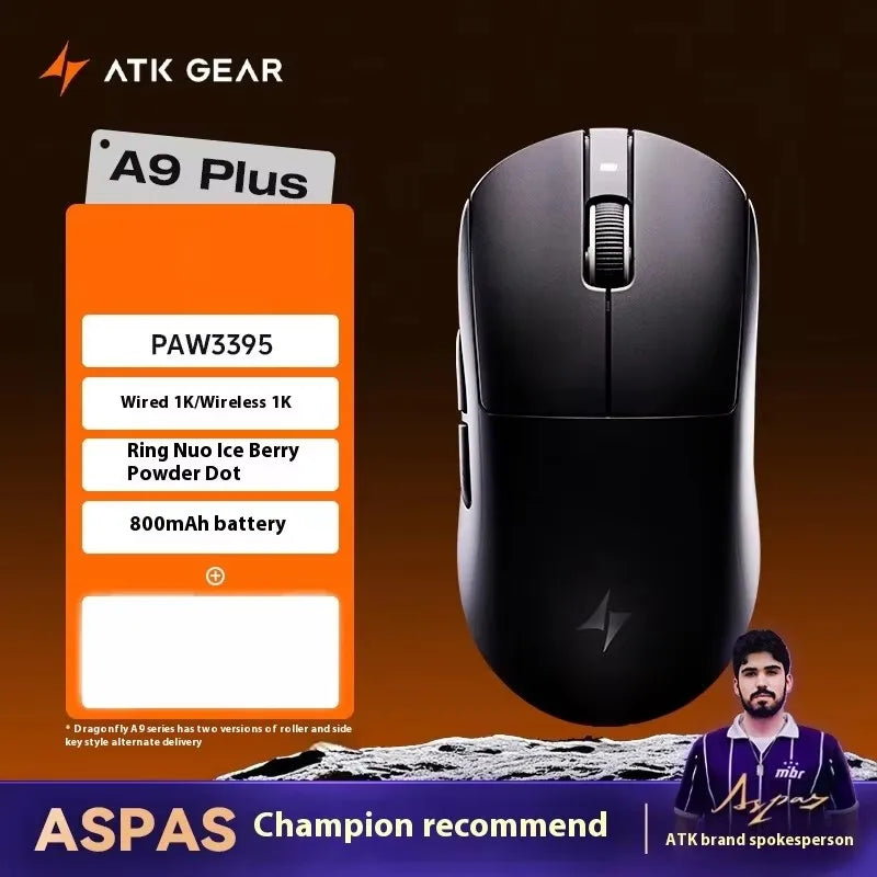 ATK DragonFly A9 Air Wireless Gaming Mouse 42000 DPI 8KHz