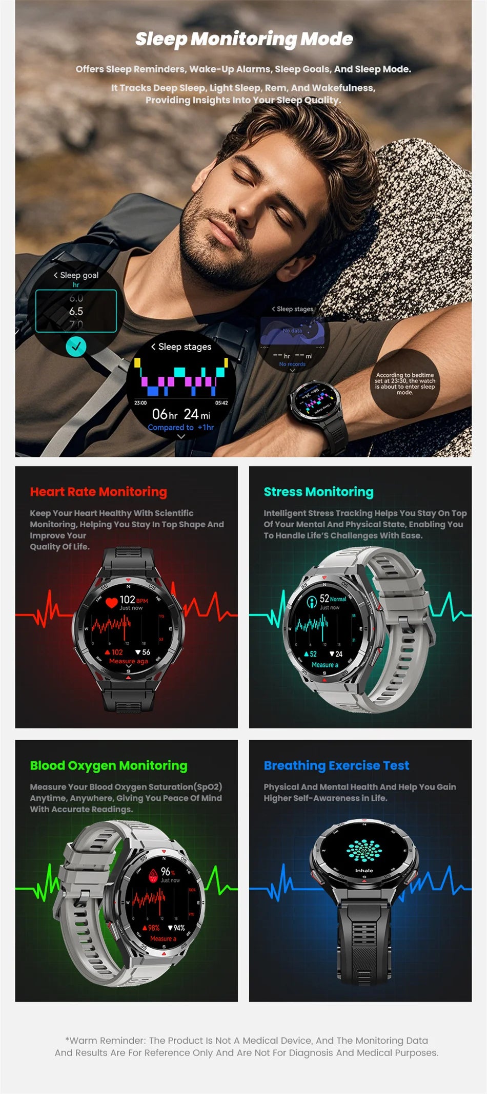 Waterproof GPS Smart Watch