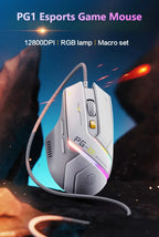 Inphic PG1 RGB Wired Gaming Mouse 12800 DPI 1000Hz