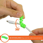 Spiral Silicone Charging Cable Protector