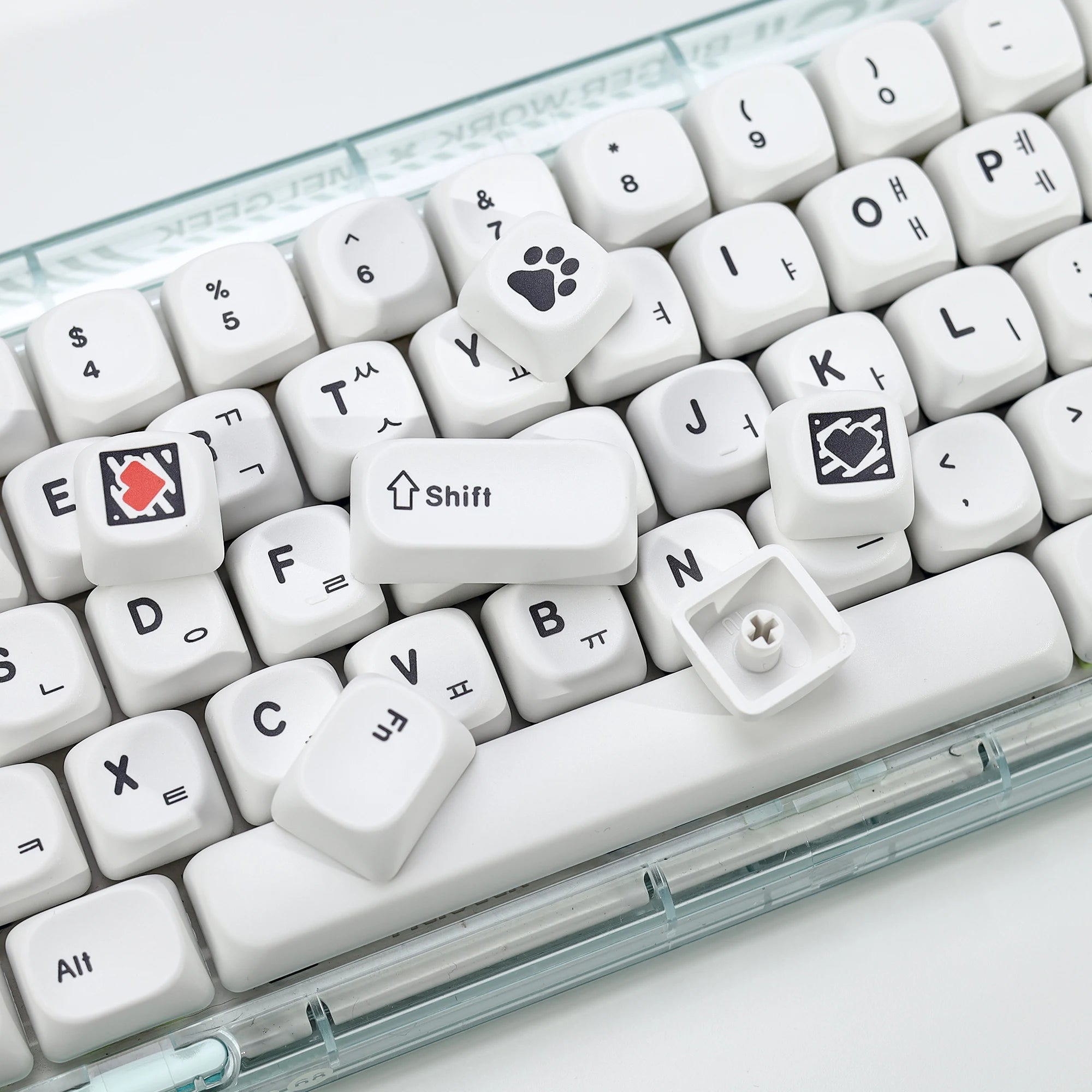 KBDiy Korean GMK Minimal KOA PBT Keycaps