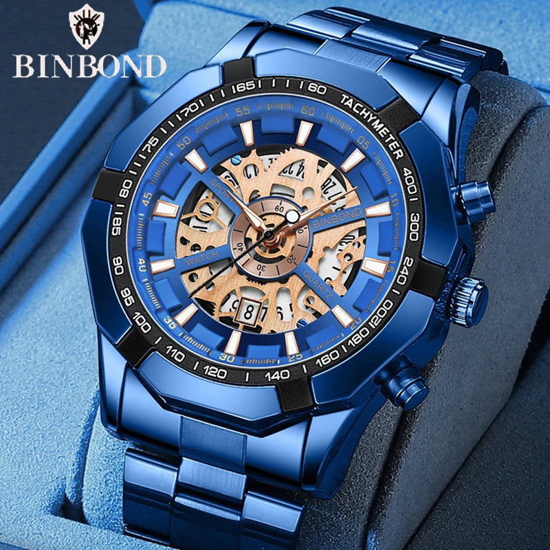 BINBOND S033 Men's Business Quartz Watch