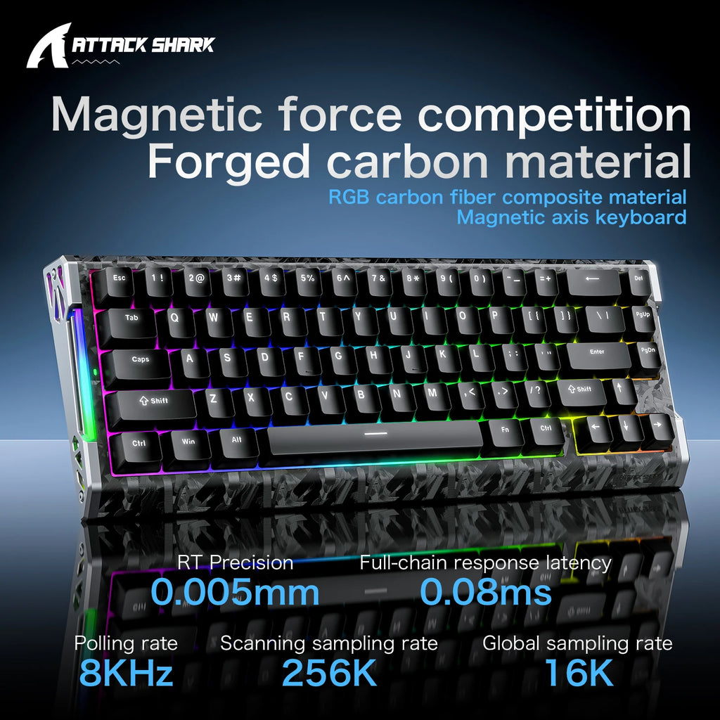 ATTACK SHARK R68 HE RGB Gaming Keyboard