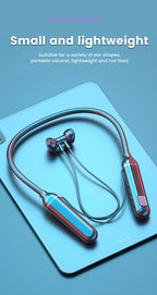 Wireless Neckband Earphones Bluetooth 5.3 LED Waterproof Magnetic