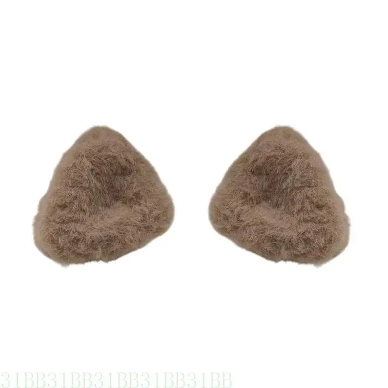 Plush Cat Ear Mini Claw Clips