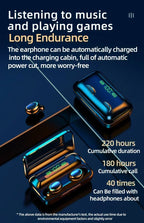 TWS F9-5 Bluetooth 5.3 Earbuds HiFi Waterproof Hearing Aid