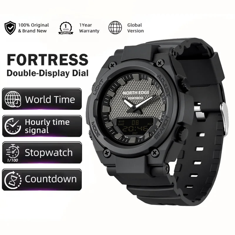 NORTH EDGE FORTRESS Men's Military Digital Watch