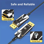 16K Fiber Optic DisplayPort 2.1 Cable