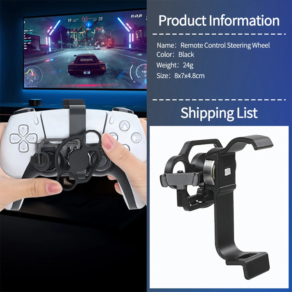 Mini Game Steering Wheel For PS5 For XBOX Game Controller Accessories Racing Games Steering Wheel Replacement Enhanced Gaming