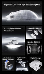 ATK Blazing Sky ZERO Ultralight Gaming Mouse 39g PAW3950 8KHz