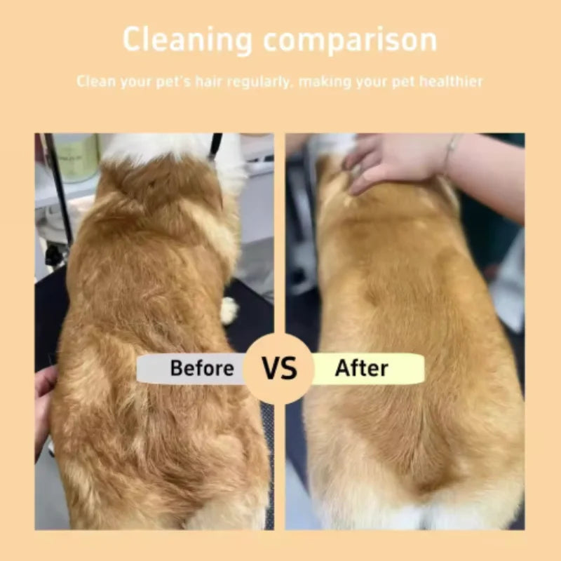 Self-Cleaning Pet Brush – Dog & Cat Grooming Comb