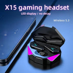 X15 TWS Gaming Earbuds Bluetooth 5.3 Noise Cancelling