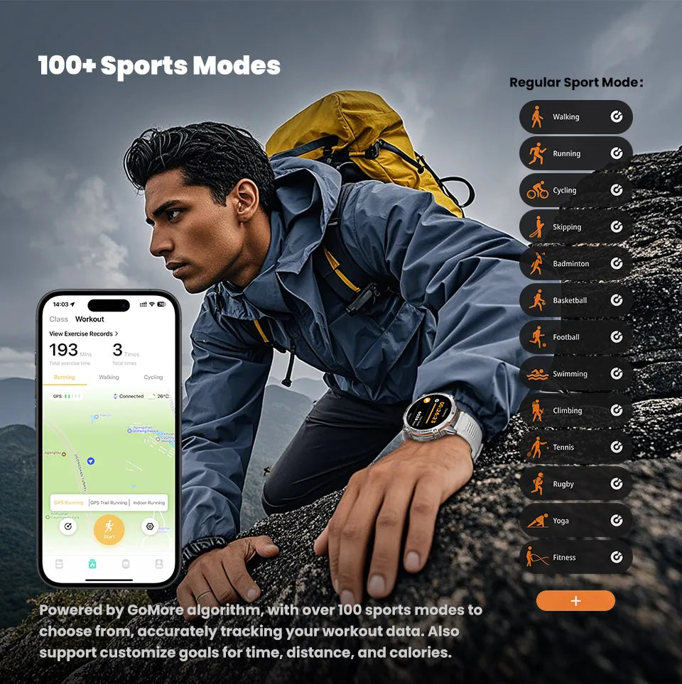 Large Battery Outdoor Smart Watch